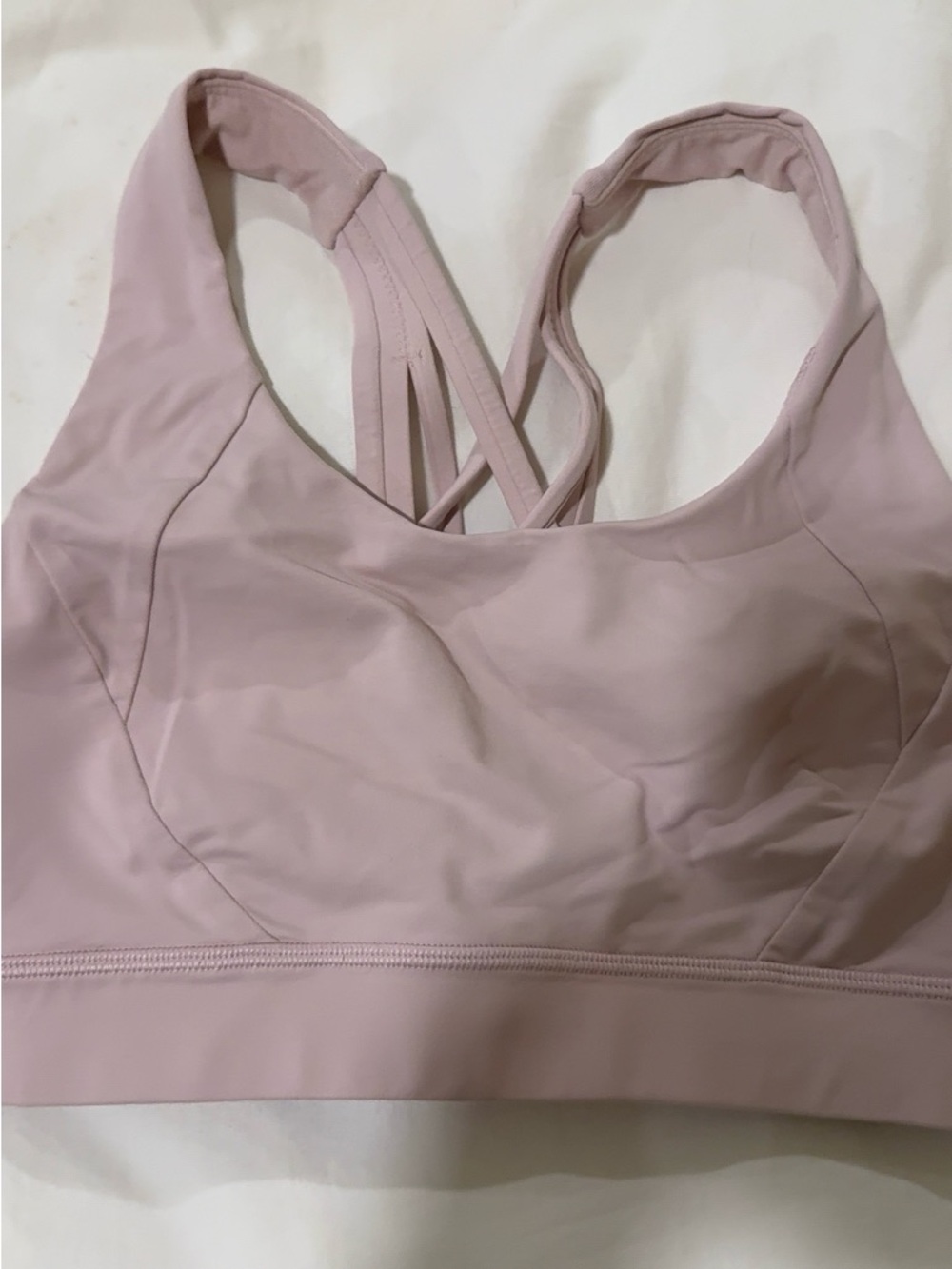 Lululemon Dusty Pink Strappy Sports Bra